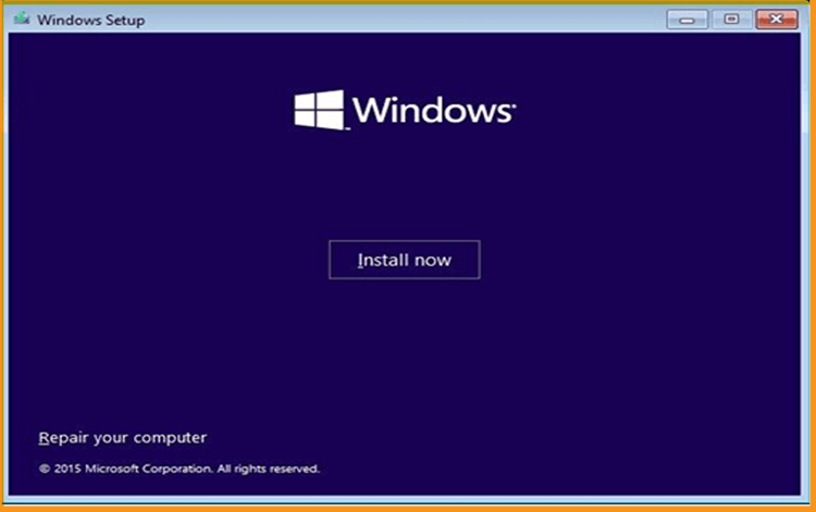 Install Windows 10