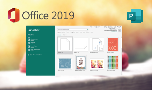 Install Publisher 2019 