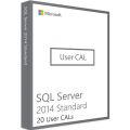 SQL Server 2014 Standard - 20 User CALs, Client Access Licenses: 20 CALs, image 