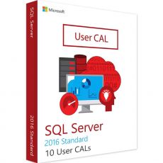 SQL Server Standard 2016 - 10 User CALs, Client Access Licenses: 10 CALs, image 