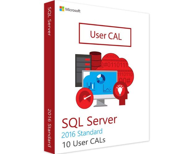 SQL Server Standard 2016 - 10 User CALs, Client Access Licenses: 10 CALs, image 