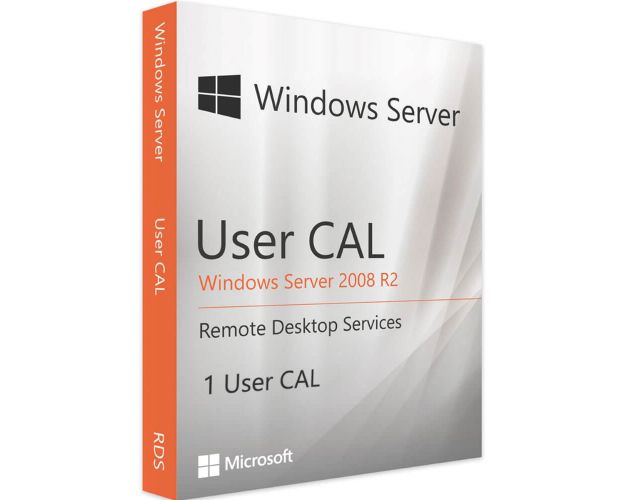 Windows Server 2008 R2 RDS - User CALs, Client Access Licenses: 1 CAL, image 