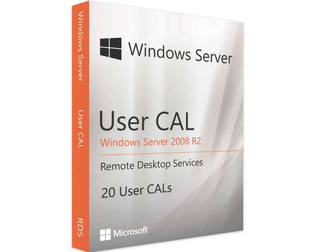 Windows Server 2008 R2 RDS - 20 User CALs, Client Access Licenses: 20 CALs, image 