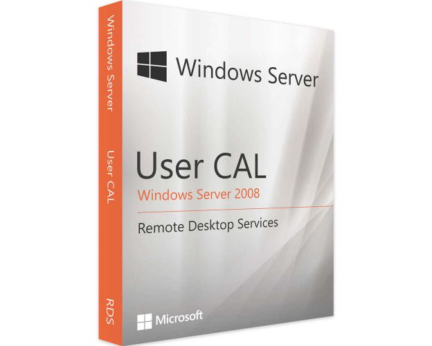 Windows Server 2008 RDS - User CALs, Client Access Licenses: 1 CAL, image 