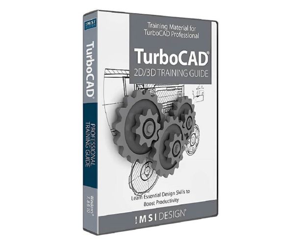 2D/3D Training Guides for TurboCAD 2020 Professional, English, image 