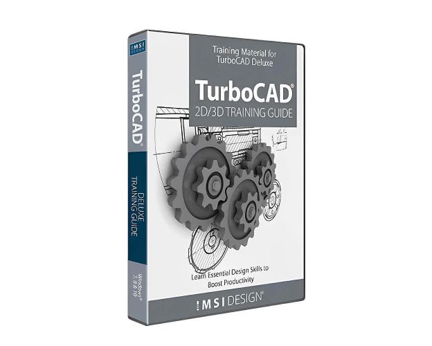 2D/3D Training TurboCAD Deluxe 2020, English, image 