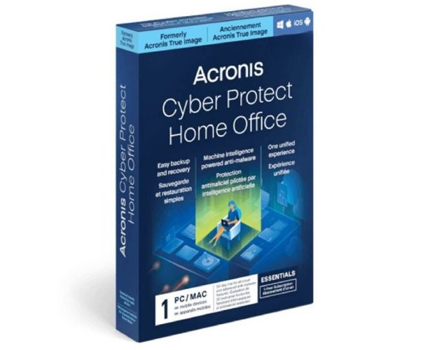 Acronis Cyber Protect Home Office Essentials 2024-2025, Runtime: 1 Year, Devices: 1 Device, image 