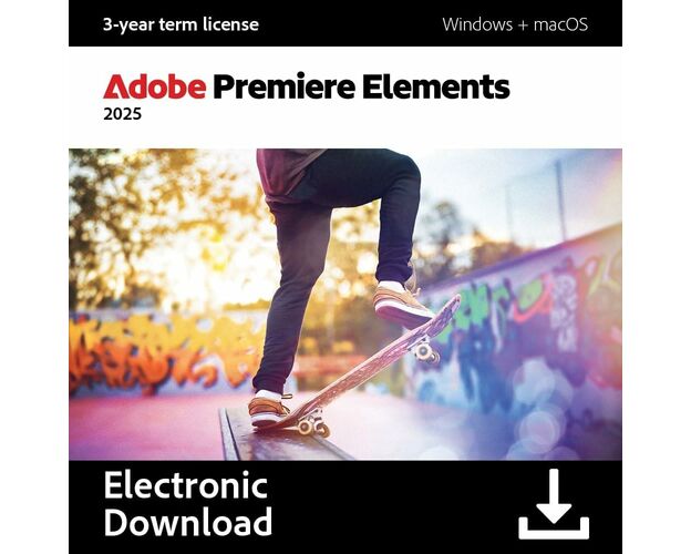 Adobe Premiere Elements 2025 For Mac, Versions: Mac, Type of license: New, image 