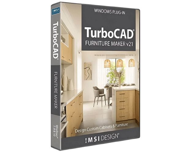 TurboCAD Furniture Maker v21, English, image 